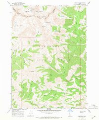 Grays Peak 1967 topographic map thumbnail