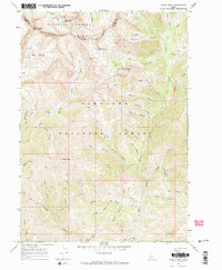 Grays Peak 1967 topographic map thumbnail