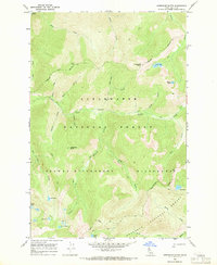 Greenside Butte 1966 topographic map thumbnail