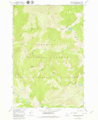 Greenside Butte 1966 topographic map thumbnail