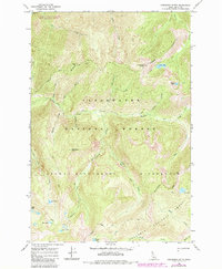 Greenside Butte 1966 topographic map thumbnail