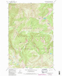 Greenside Butte 1966 topographic map thumbnail
