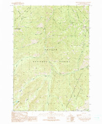 Greyhound Mountain 1990 topographic map thumbnail