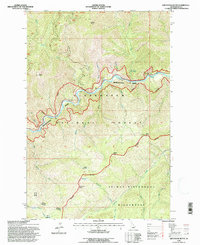 Greystone Butte 1994 topographic map thumbnail