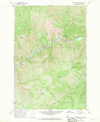 Greystone Butte 1966 topographic map thumbnail