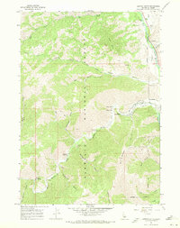 Griffin Butte 1967 topographic map thumbnail