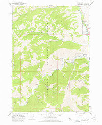 Griffin Butte 1967 topographic map thumbnail