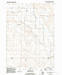 Grindstone Butte 1992 topographic map thumbnail