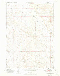 Grindstone Butte 1948 topographic map thumbnail