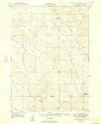 Grindstone Butte 1949 topographic map thumbnail