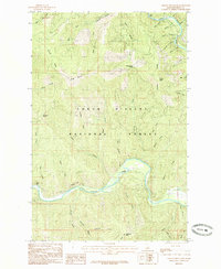 Grizzly Mountain 1985 topographic map thumbnail