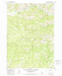 Grouse Butte 1964 topographic map thumbnail