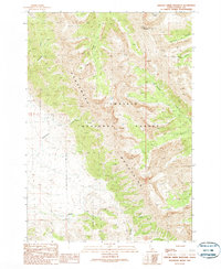 Grouse Creek Mountain 1989 topographic map thumbnail