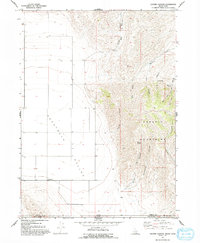 Grover Canyon 1968 topographic map thumbnail