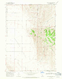 Grover Canyon 1968 topographic map thumbnail