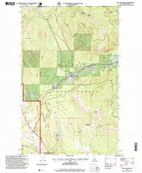 Hall Mountain 1996 topographic map thumbnail