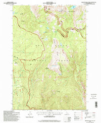 Hanover Mountain 1995 topographic map thumbnail