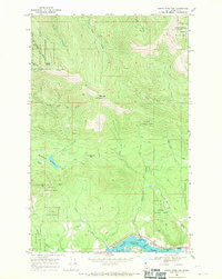 Happy Fork Gap 1968 topographic map thumbnail