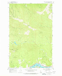 Happy Fork Gap 1968 topographic map thumbnail