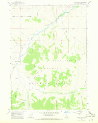 Harry Canyon 1967 topographic map thumbnail