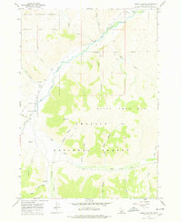 Harry Canyon 1967 topographic map thumbnail