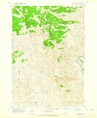 Hat Creek 1963 topographic map thumbnail