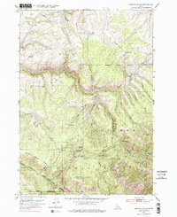 Hawley Gulch 1951 topographic map thumbnail