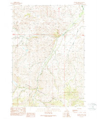 Hayden Creek 1989 topographic map thumbnail