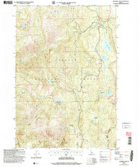 Hazard Lake 2004 topographic map thumbnail