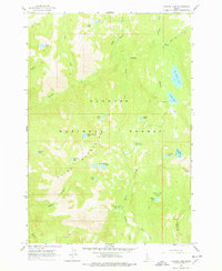 Hazard Lake 1963 topographic map thumbnail