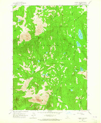 Hazard Lake 1963 topographic map thumbnail