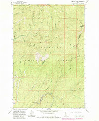 Hemlock Butte 1966 topographic map thumbnail
