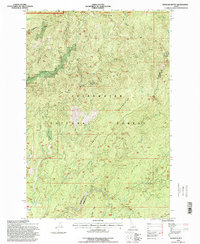 Hemlock Butte 1994 topographic map thumbnail