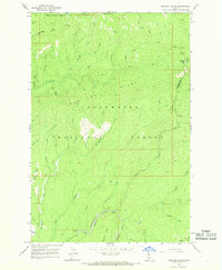 Hemlock Butte 1966 topographic map thumbnail