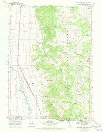 Henderson Creek 1968 topographic map thumbnail