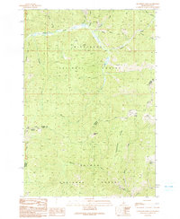 Henderson Ridge 1991 topographic map thumbnail