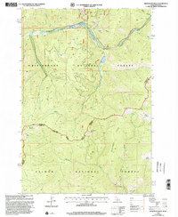 Henderson Ridge 1998 topographic map thumbnail