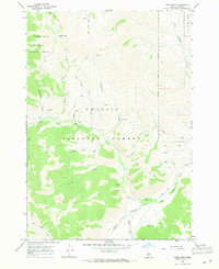 Herd Peak 1967 topographic map thumbnail