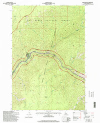 Hida Point 1995 topographic map thumbnail