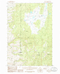 High Valley 1985 topographic map thumbnail