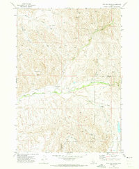 Hog Cove Butte 1970 topographic map thumbnail