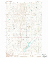 Hog Creek Butte 1986 topographic map preview