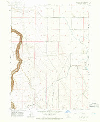 Hollister SW 1965 topographic map thumbnail