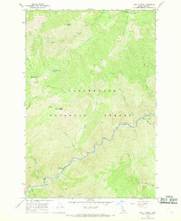 Holly Creek 1966 topographic map thumbnail