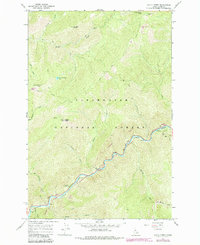 Holly Creek 1966 topographic map thumbnail