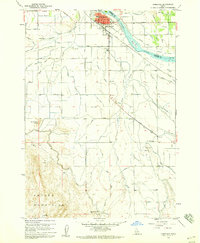 Homedale 1958 topographic map thumbnail