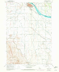 Homedale 1958 topographic map thumbnail