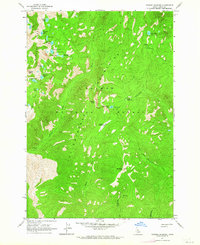 Hoodoo Meadows 1962 topographic map thumbnail