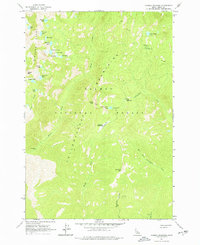 Hoodoo Meadows 1962 topographic map thumbnail