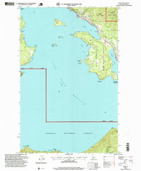 Hope 1996 topographic map thumbnail
